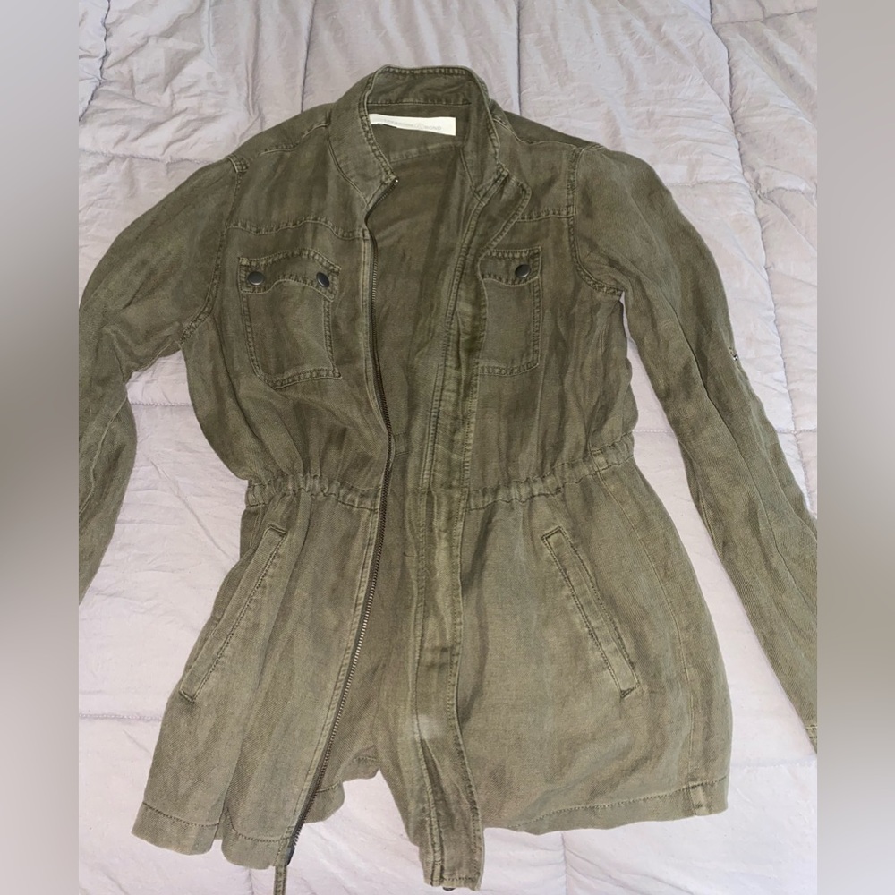 Nordstrom Olive Green Utility Jacket M